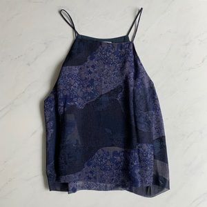 Aritzia Wilfred Silk Crop Camisole